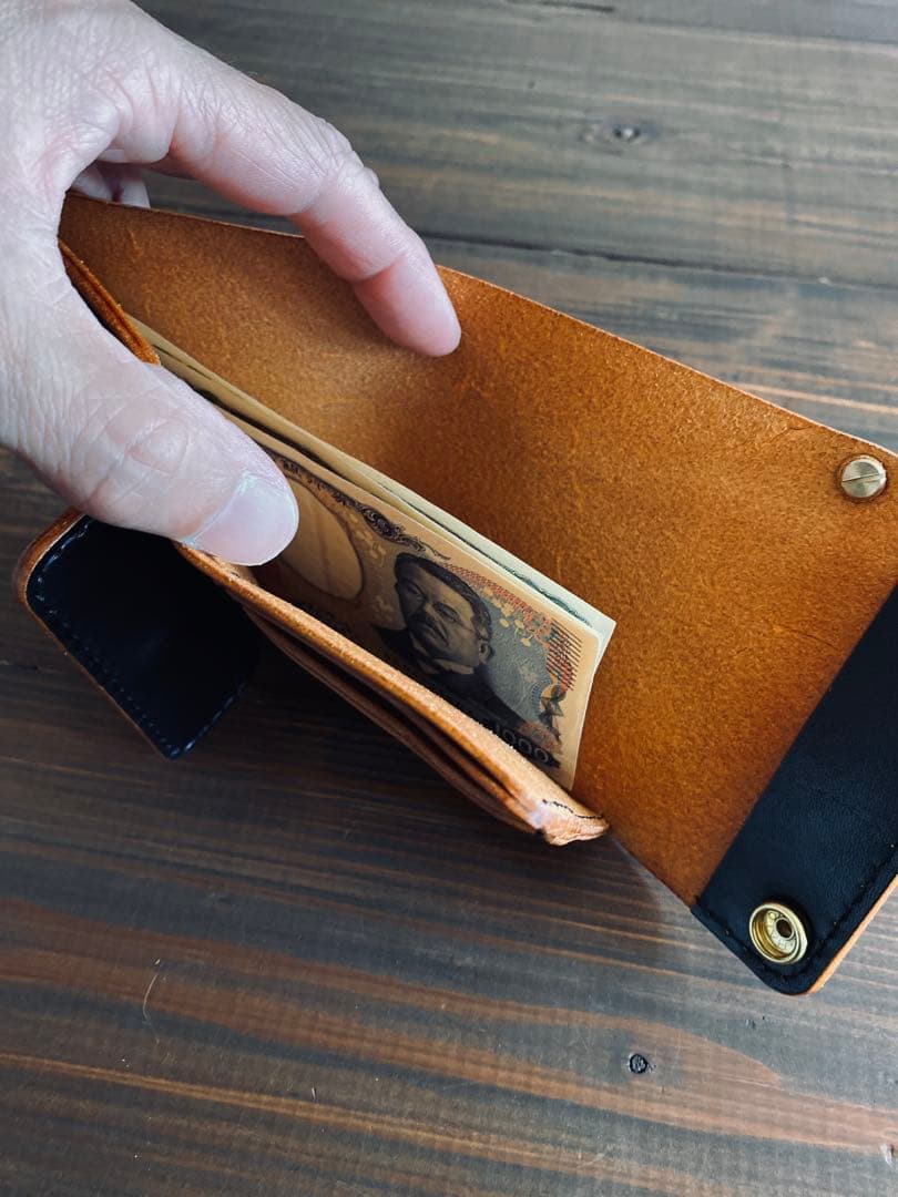 【栃木レザー】ショートトラッカーウォレットTS03-63