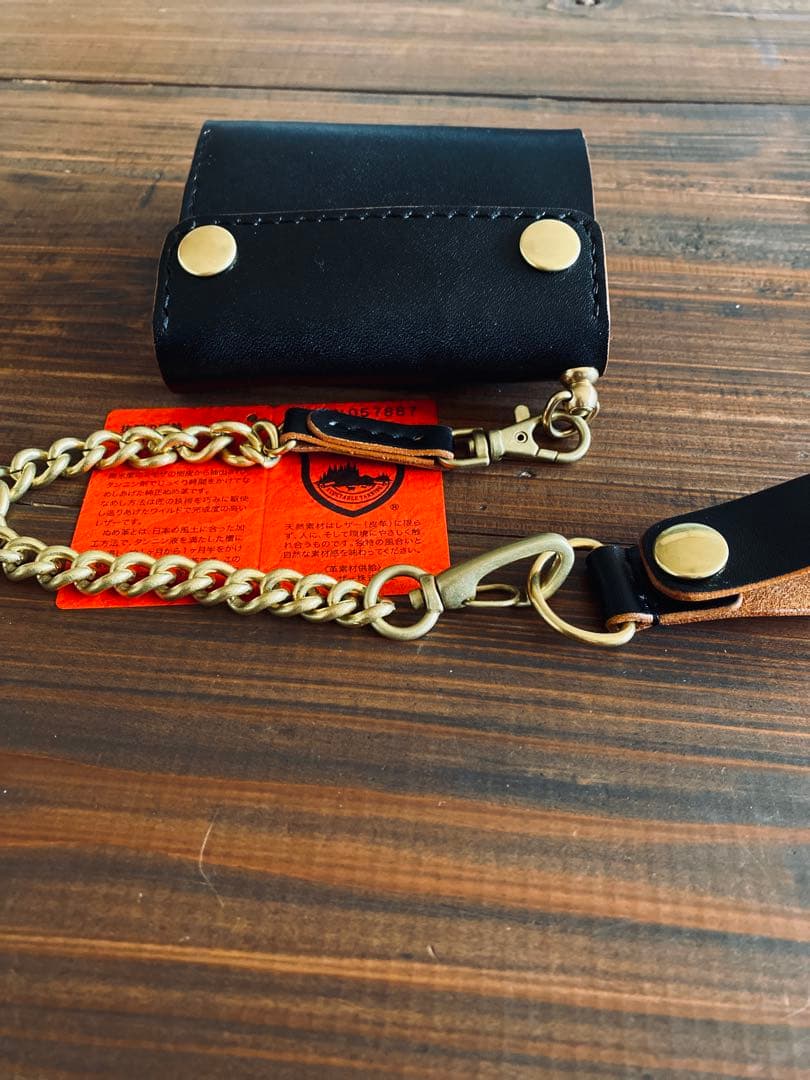 【栃木レザー】ショートトラッカーウォレットTS03-63