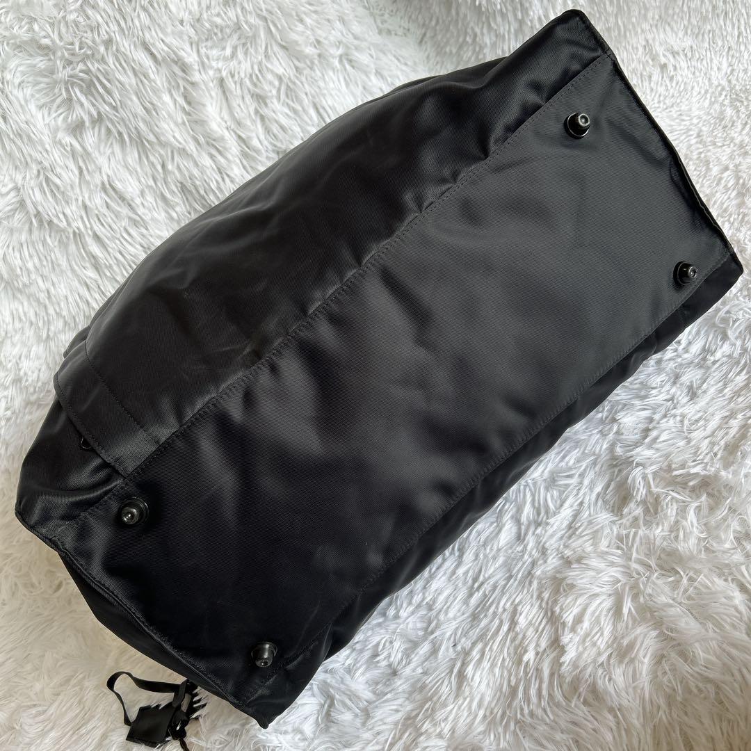 吉田カバン ボストンバッグ 黒 大容量 ナイロン 2way 南京錠 鍵付き レア