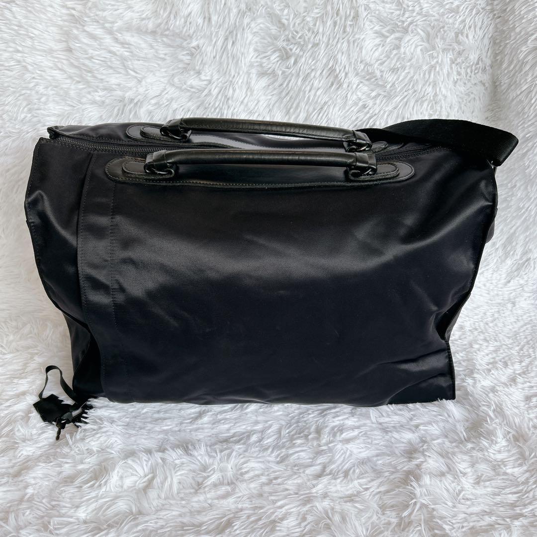 吉田カバン ボストンバッグ 黒 大容量 ナイロン 2way 南京錠 鍵付き レア