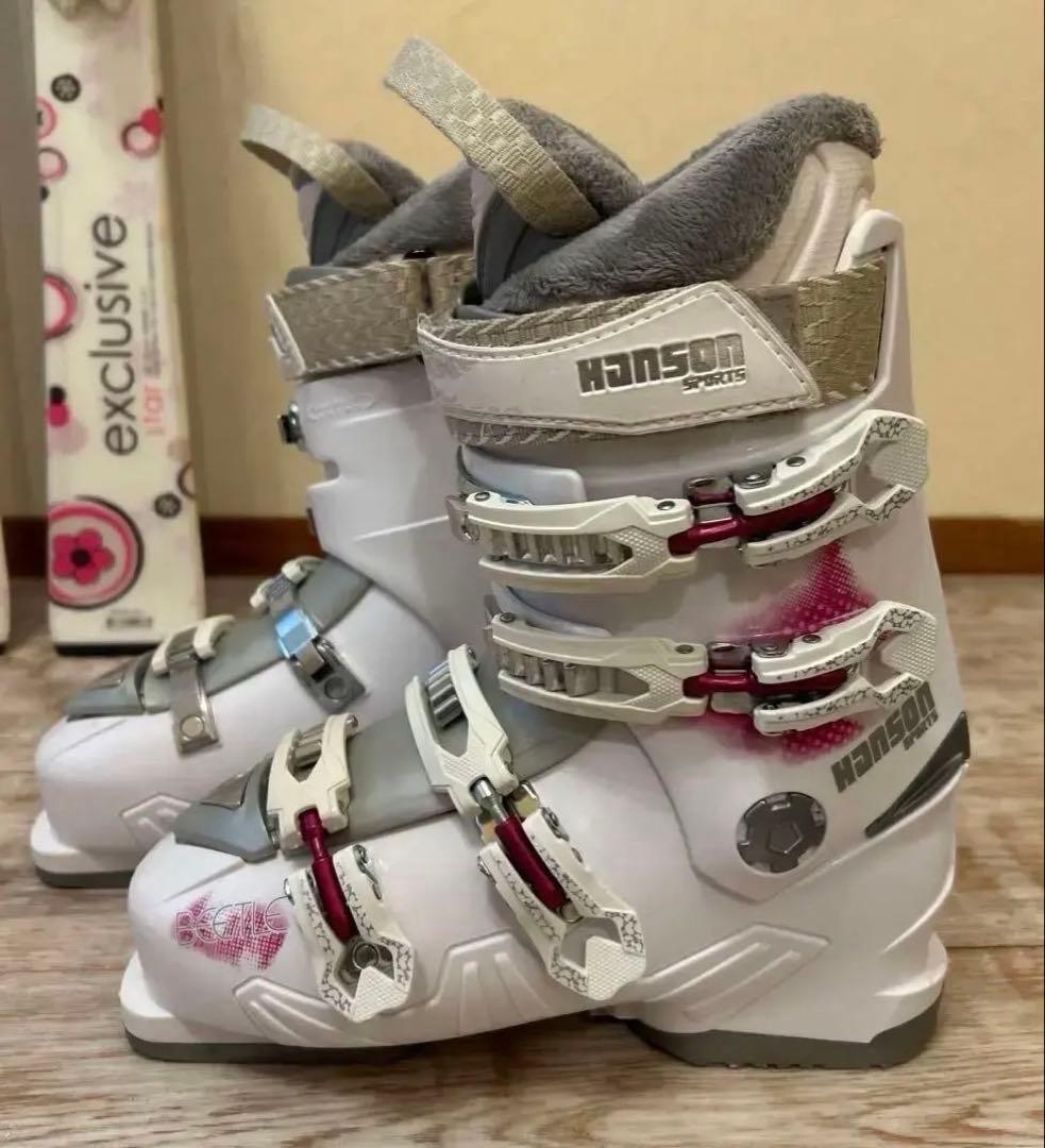 ◾️カービングスキーセット　板154㎝ ブーツ25㎝ 女性用　レディース用