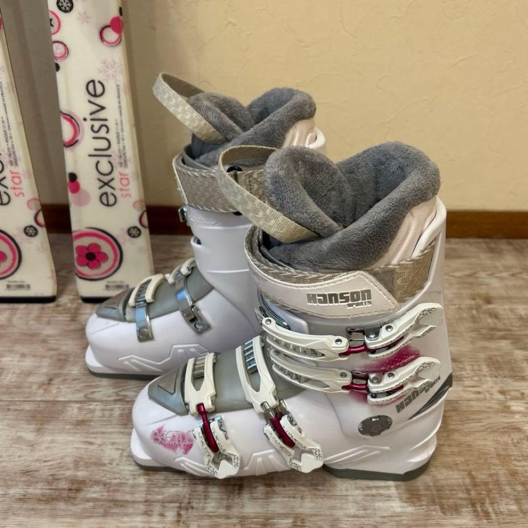 ◾️カービングスキーセット　板154㎝ ブーツ25㎝ 女性用　レディース用