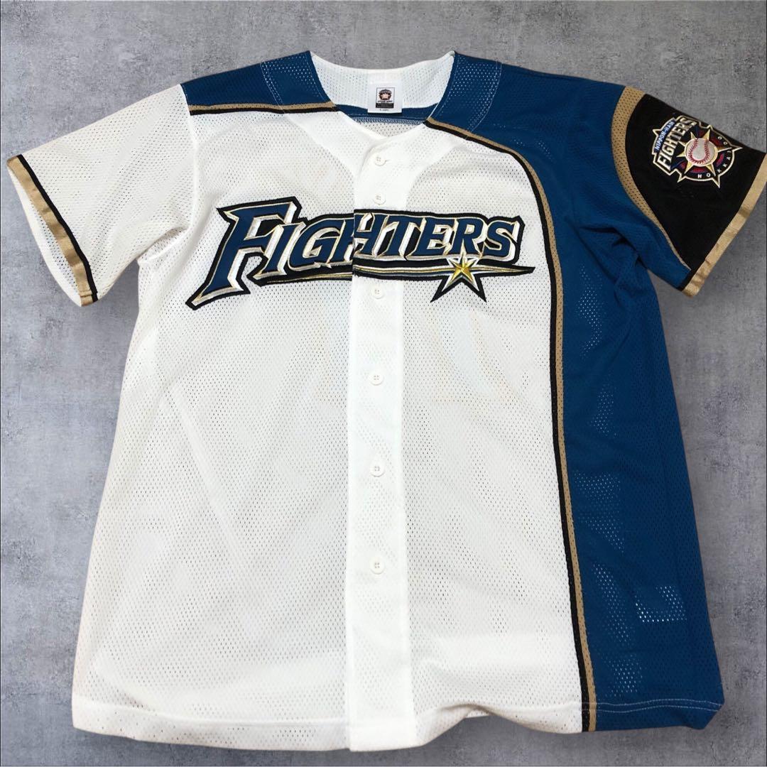 【希少】日本ハムファイターズ　ダルビッシュ有　ユニフォーム　ワッペン　刺繍　L