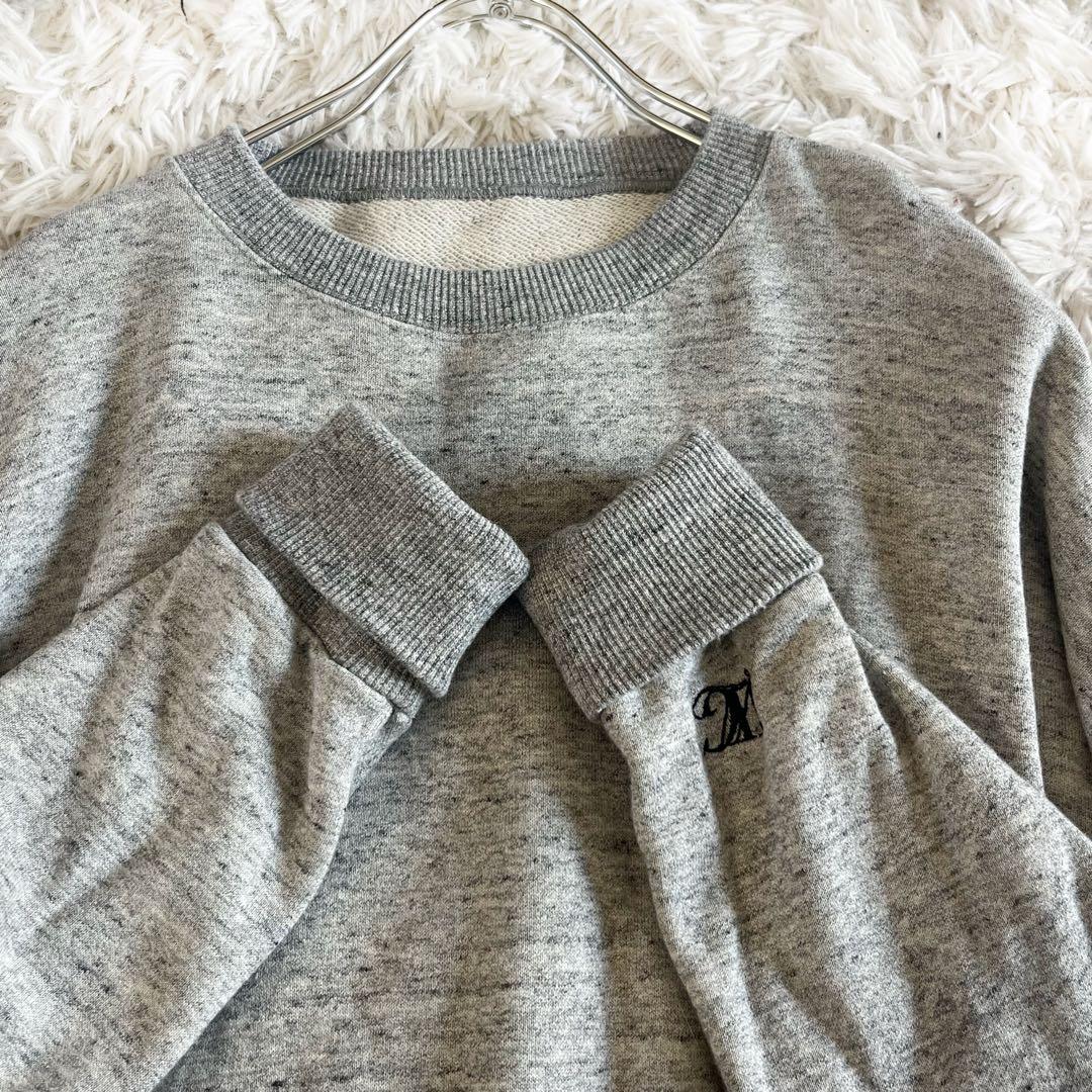 ウィム ガゼット 霜降り スゥエット クルーネックトレーナー プルオーバー