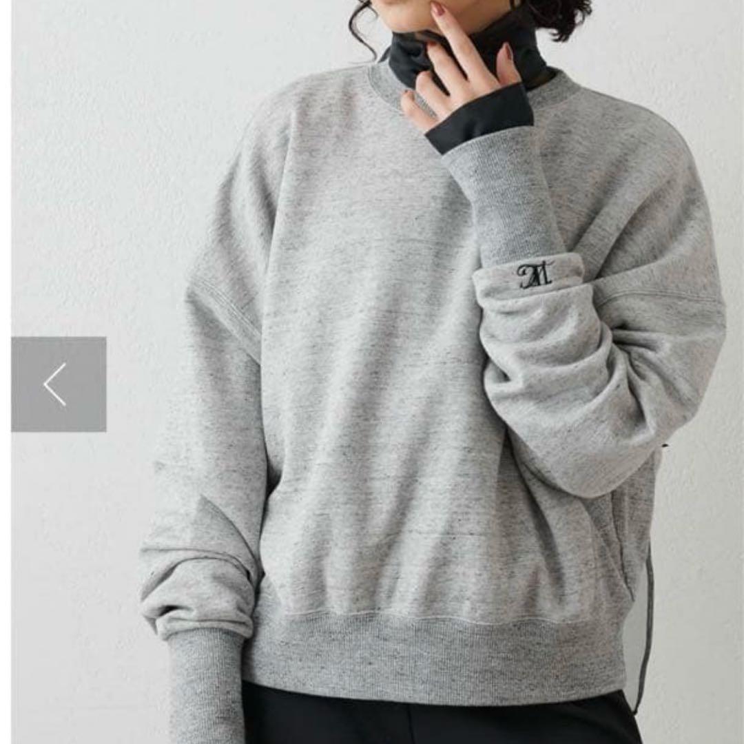 ウィム ガゼット 霜降り スゥエット クルーネックトレーナー プルオーバー