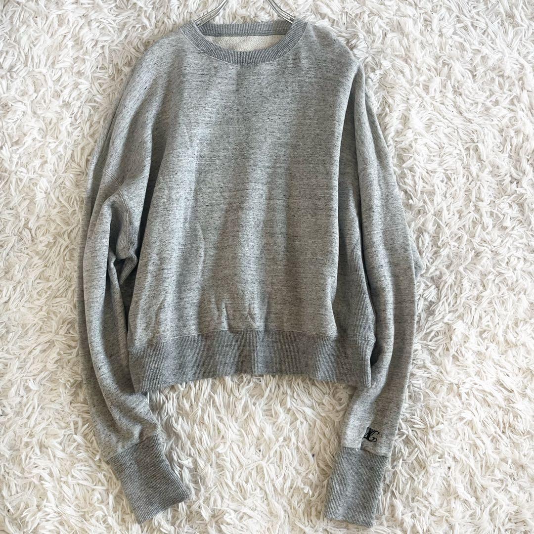 ウィム ガゼット 霜降り スゥエット クルーネックトレーナー プルオーバー