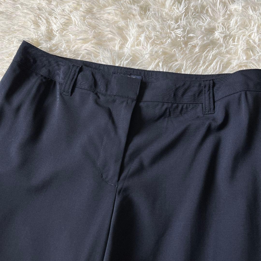 【美品】バーバリーロンドン ウールスラックス ネイビー 44 イタリア製