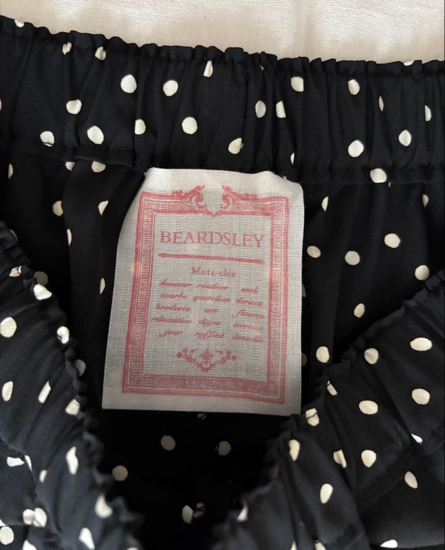 BEARDSLEY ビアズリー ドット柄パンツ