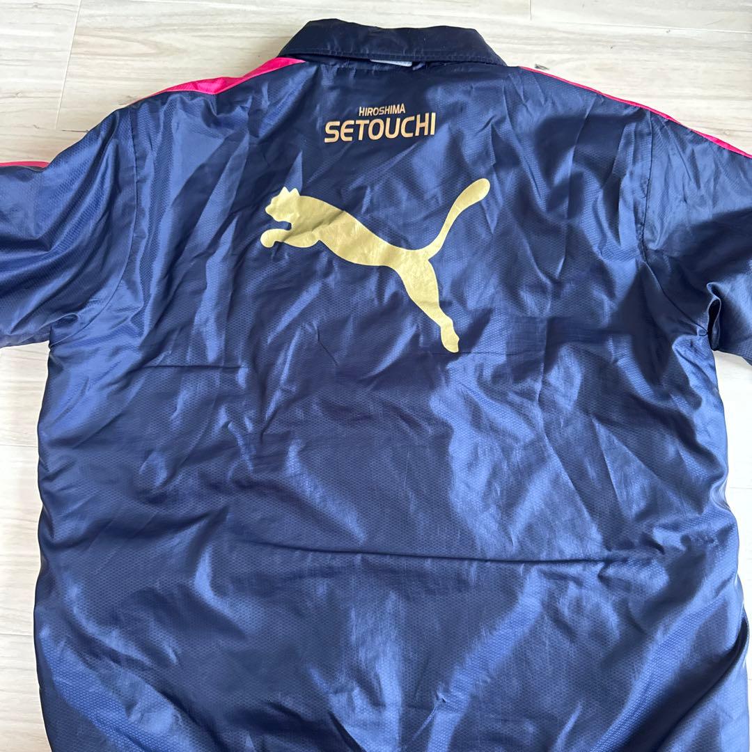 瀬戸内高校サッカー　ウォーマー上下セット