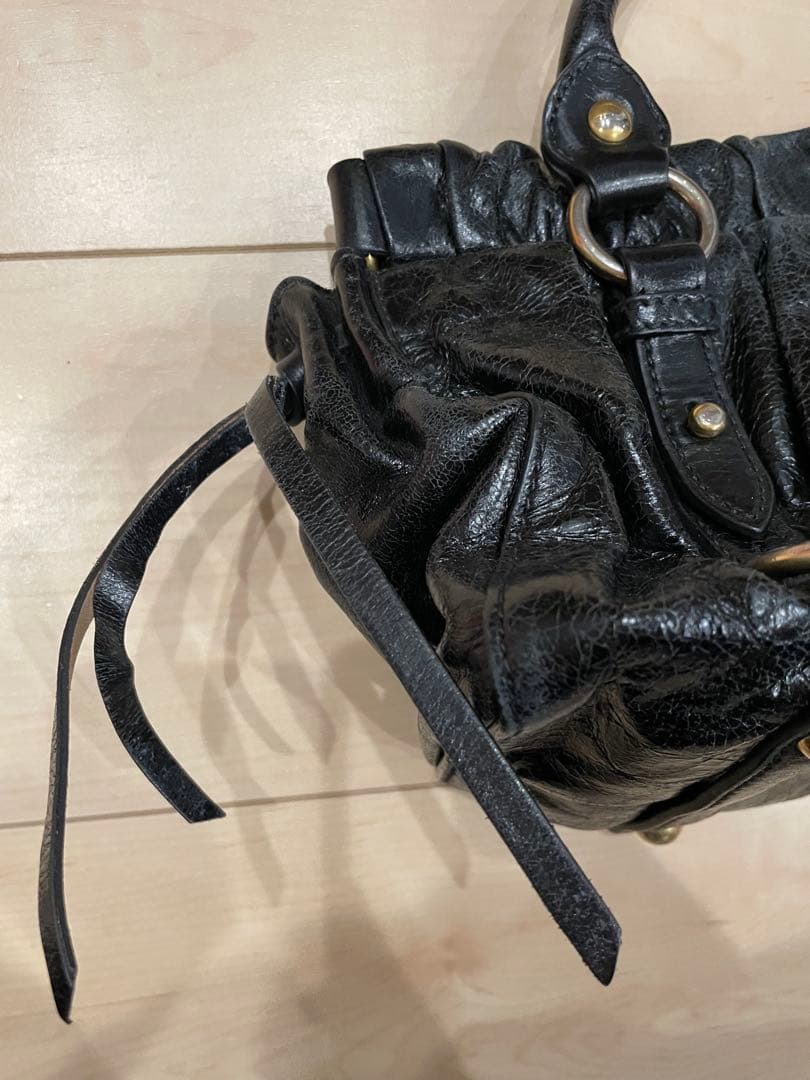 miu miu 2way ショルダーバッグ ブラック