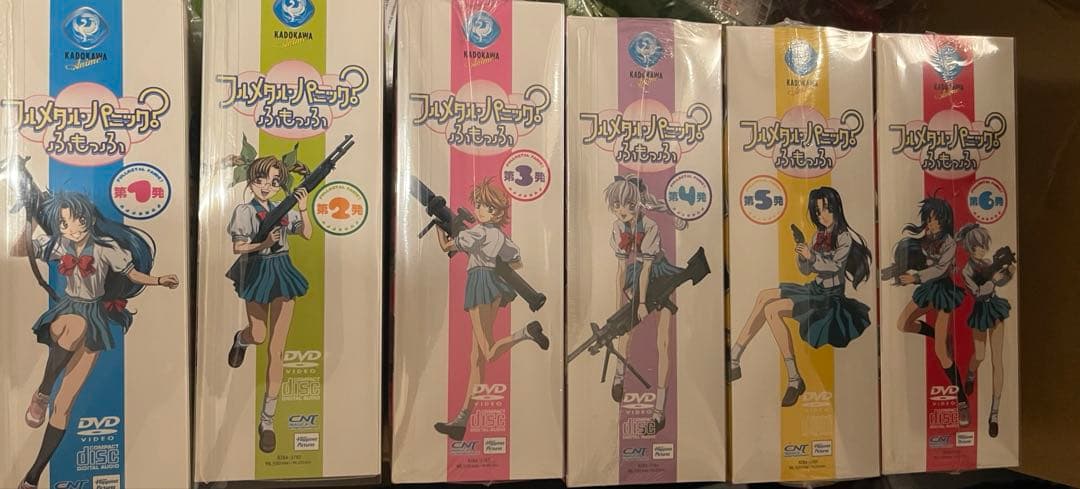フルメタル・パニック?ふもっふ 全6巻セット　初回限定生産　全巻フィギュア付き