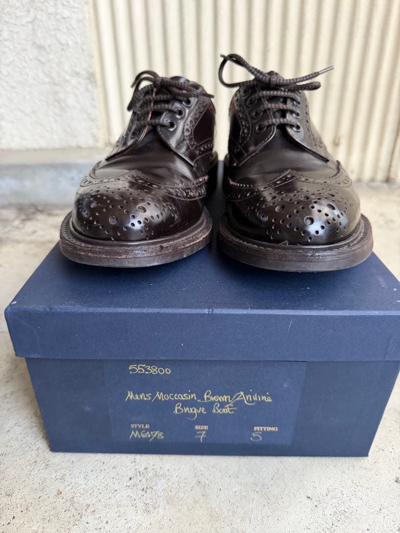S*H様 Tricker's Morris Moccasin ブラウン 7