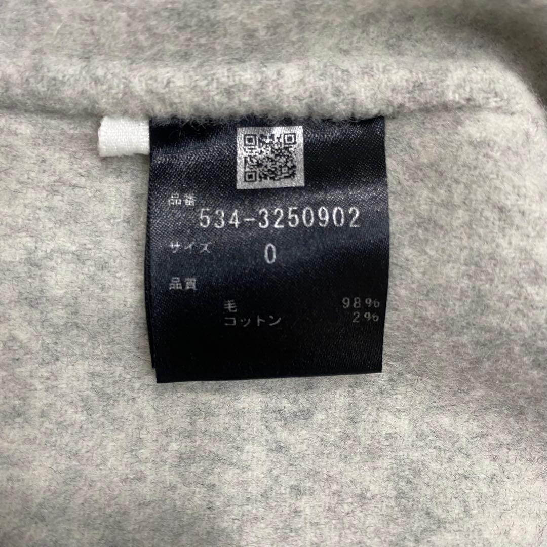 ルフィルLE PHILソフトウールリバーポンチョ ライトグレー