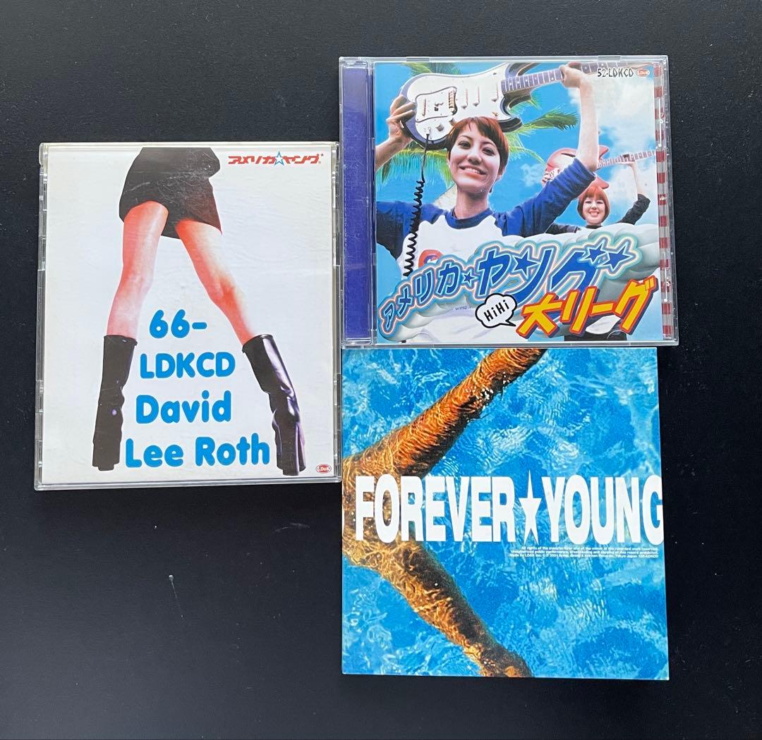 日本で最もチアガーリーなガレージロックバンド「アメリカ⭐︎ヤング」CD 3枚セット