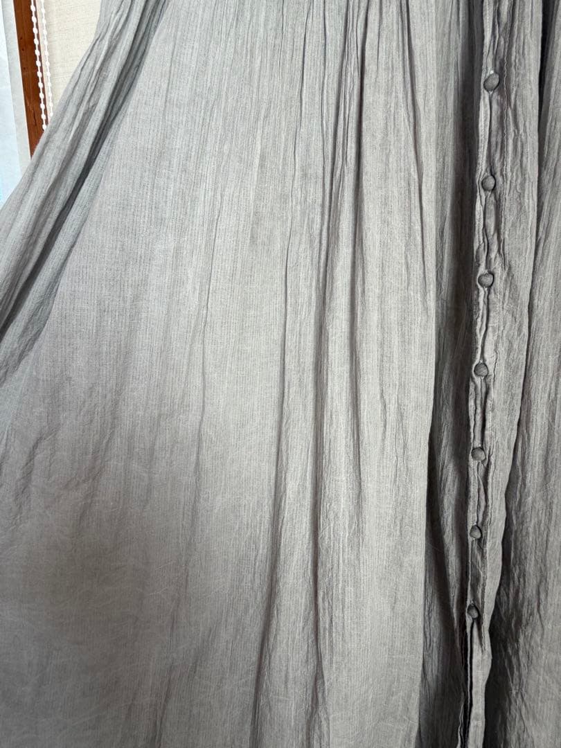 メゾンドソイル maison de soilピンタックコットンワンピース