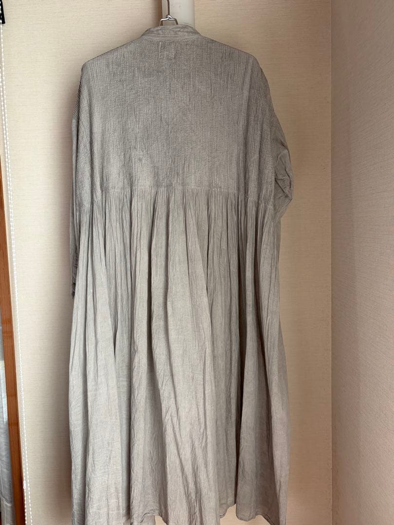 メゾンドソイル maison de soilピンタックコットンワンピース