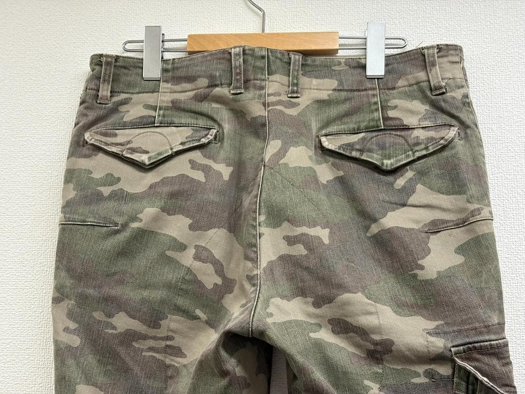 マックスフリッツMax Fritz迷彩ワンサイドカーゴパンツ★A25441