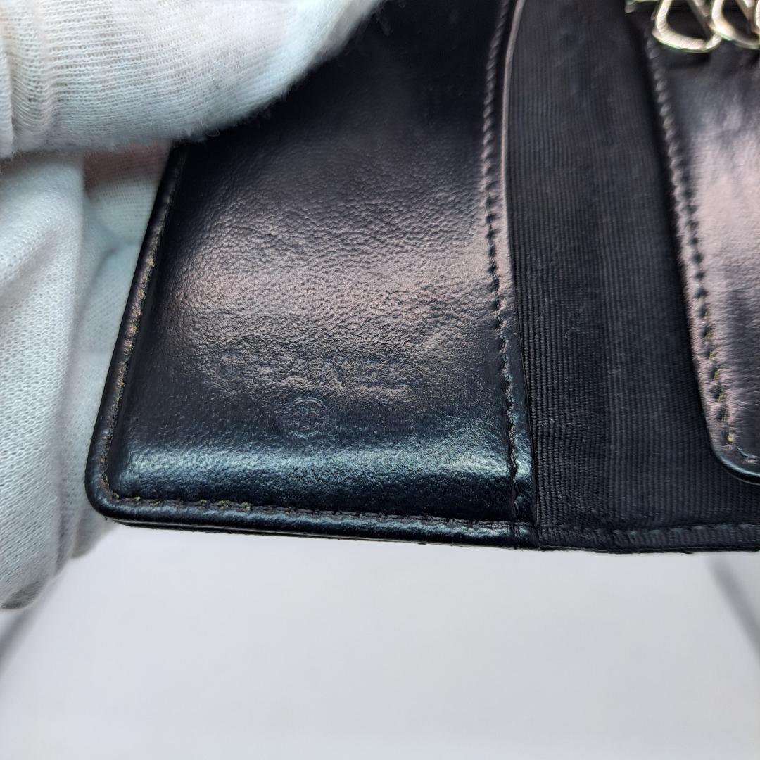 CHANEL　マトラッセ　キーケース　ブラック