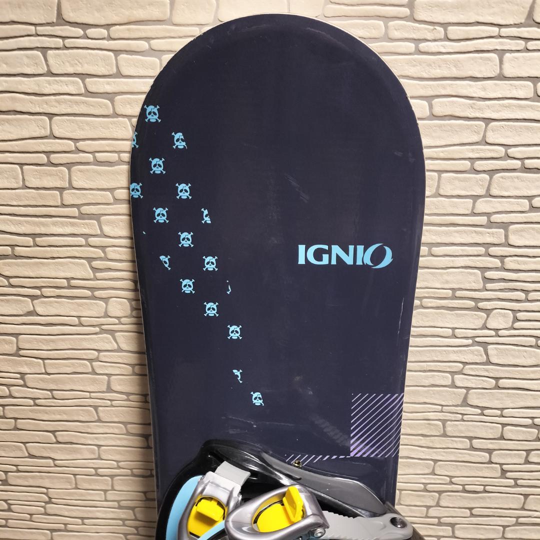 キッズ・ジュニアスノーボードセット 110cm IGNIO / ブーツセット