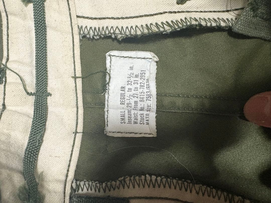 M-65 カーゴパンツ　フィールドパンツ　S-Ｒ　WINFIELD　RAPID