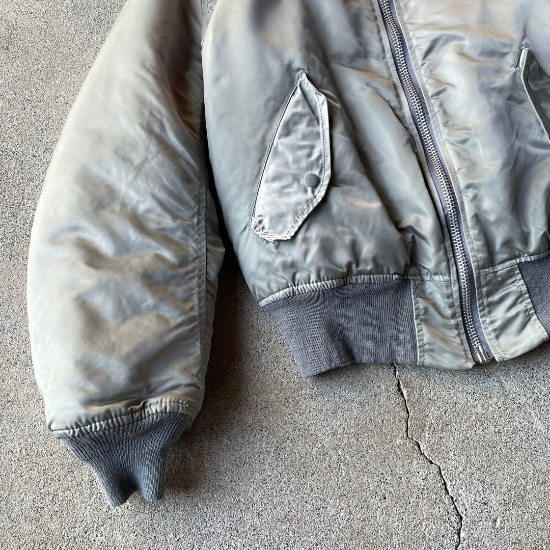 90s USA製 ALPHA MA-1 flight bomber jacket