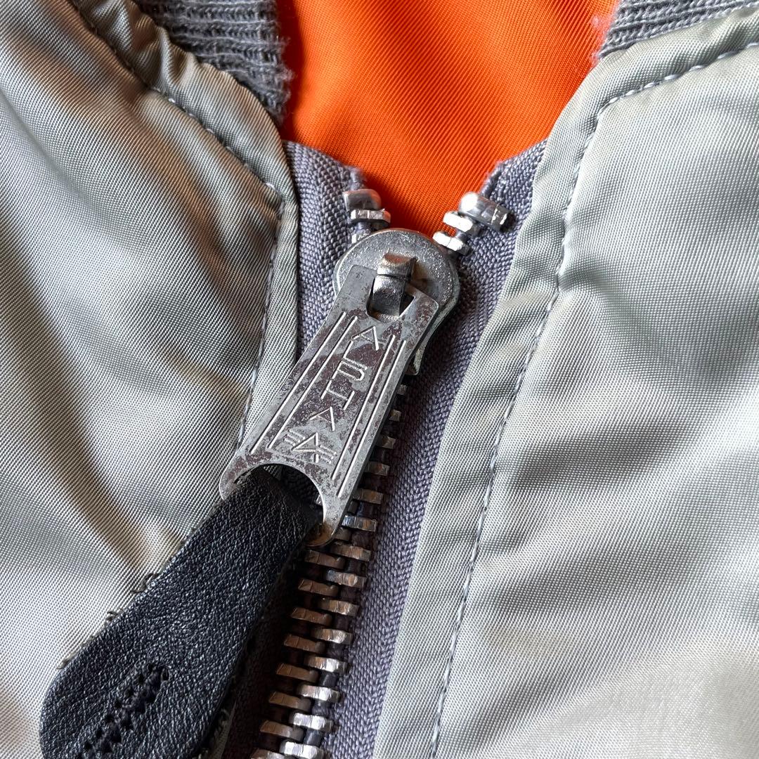 90s USA製 ALPHA MA-1 flight bomber jacket