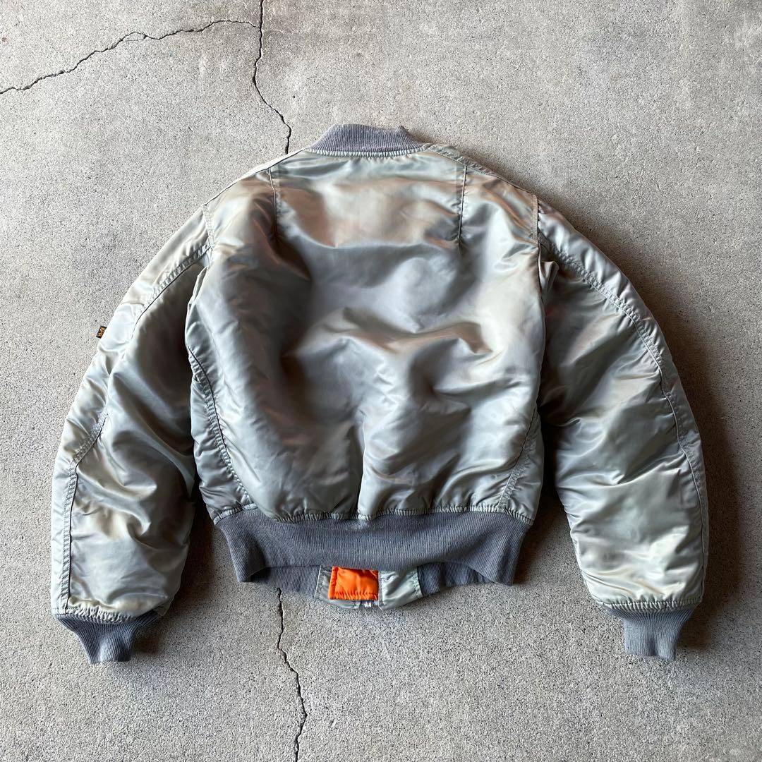 90s USA製 ALPHA MA-1 flight bomber jacket