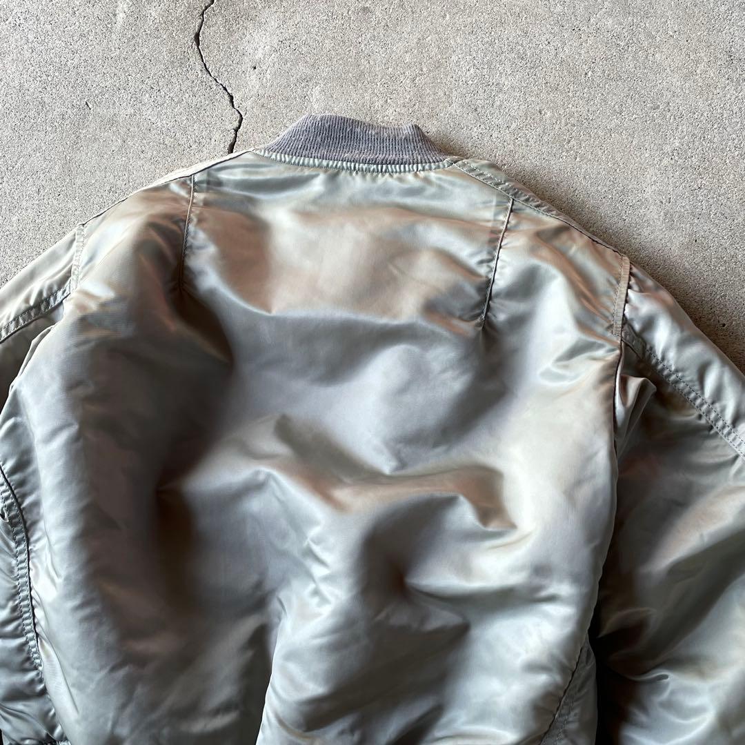 90s USA製 ALPHA MA-1 flight bomber jacket