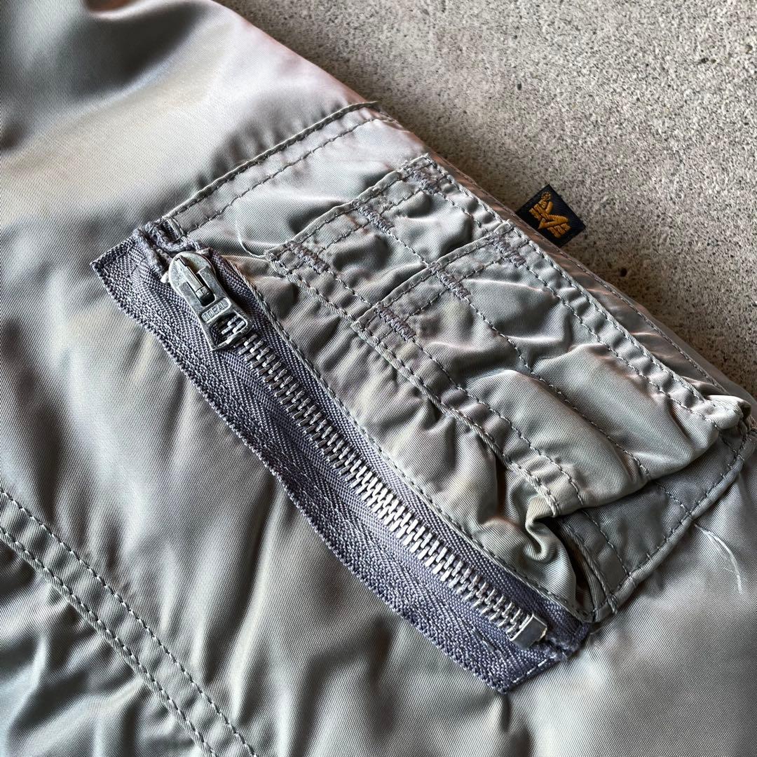 90s USA製 ALPHA MA-1 flight bomber jacket