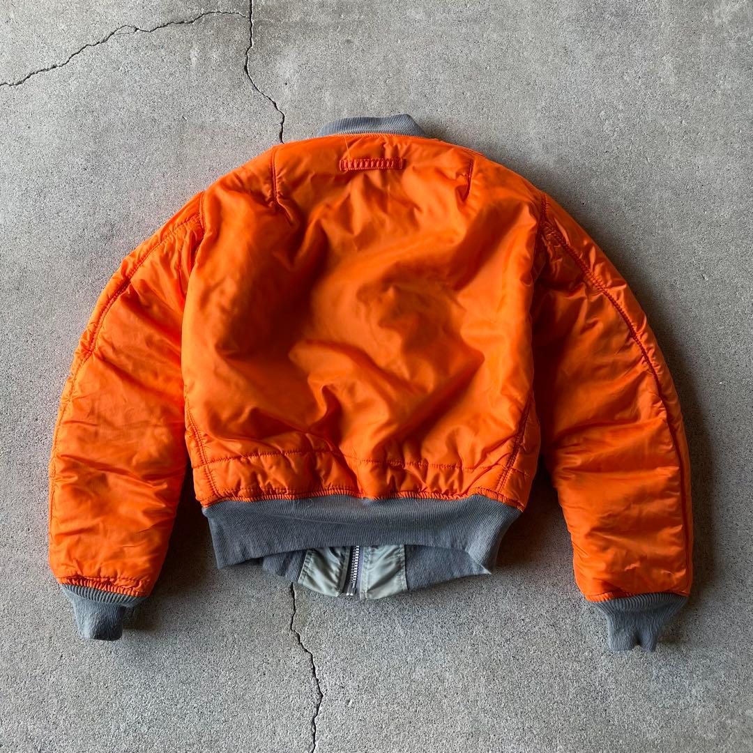 90s USA製 ALPHA MA-1 flight bomber jacket