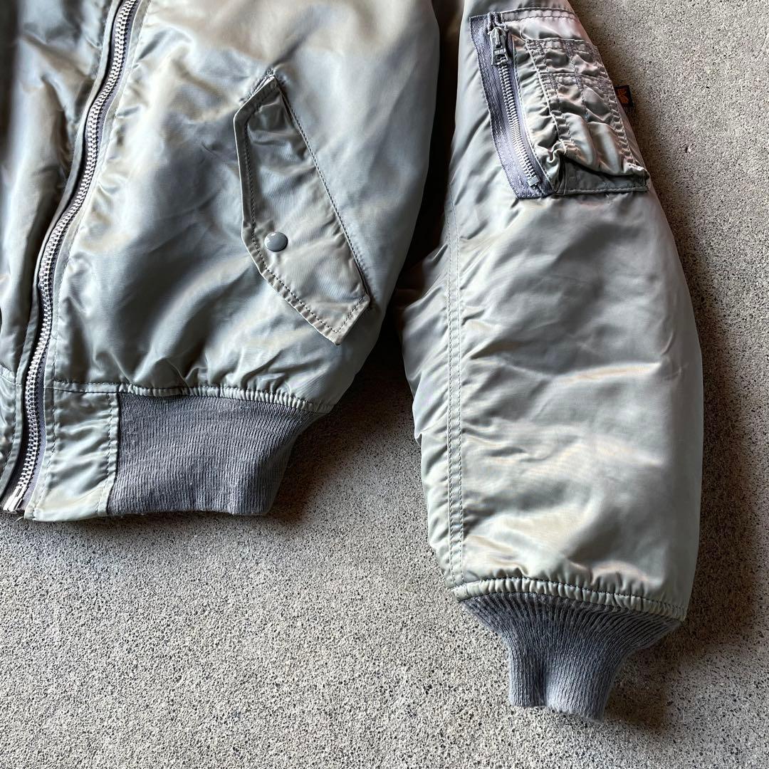 90s USA製 ALPHA MA-1 flight bomber jacket