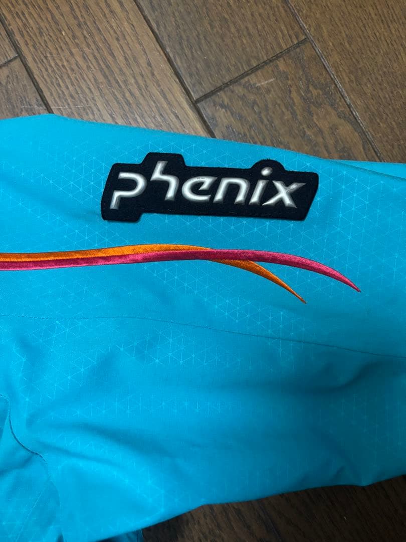 フェニックス　スキーウェア （上）メンズ M ターコイズ