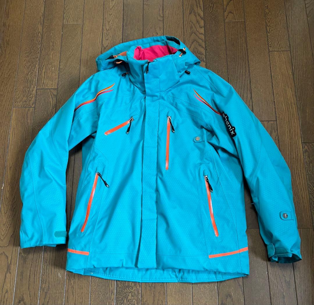 フェニックス　スキーウェア （上）メンズ M ターコイズ