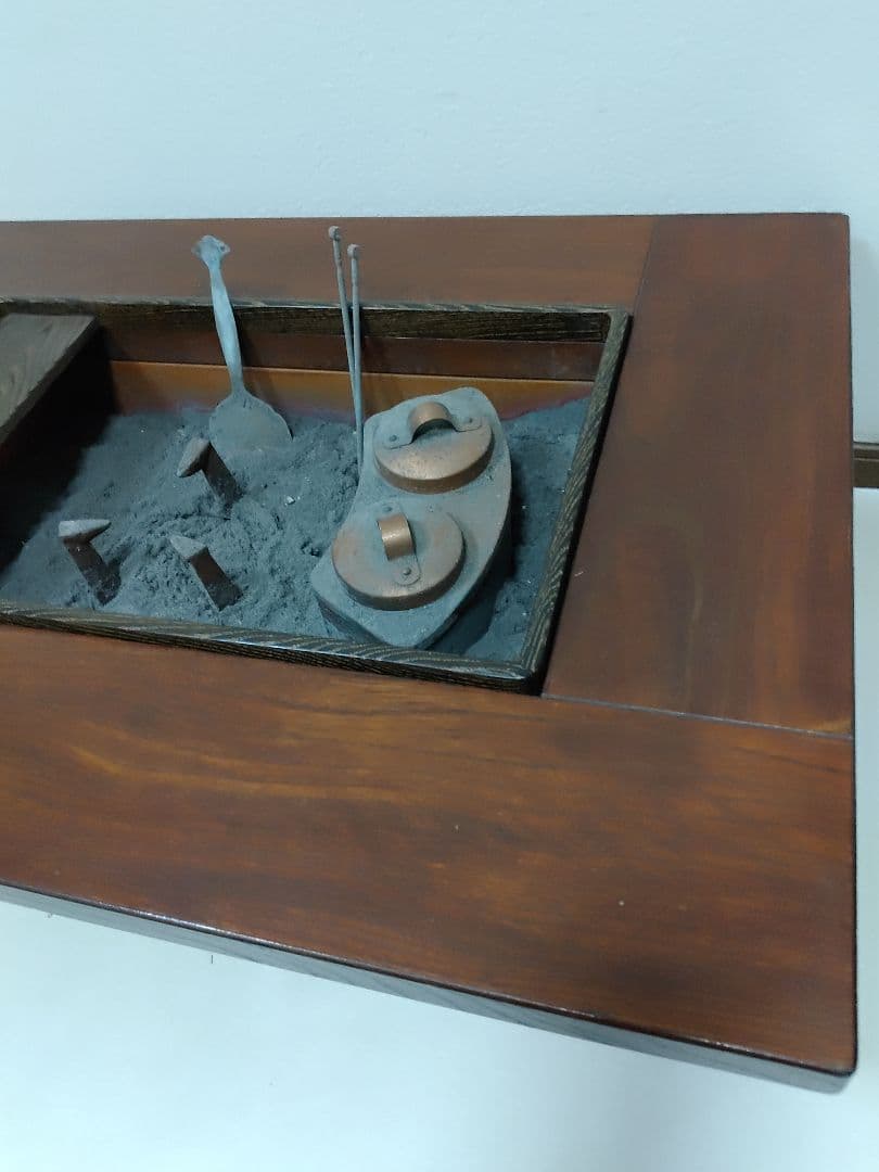 長火鉢　火鉢　囲炉裏座卓 　 ローテーブル 鉄器類は全て込みです