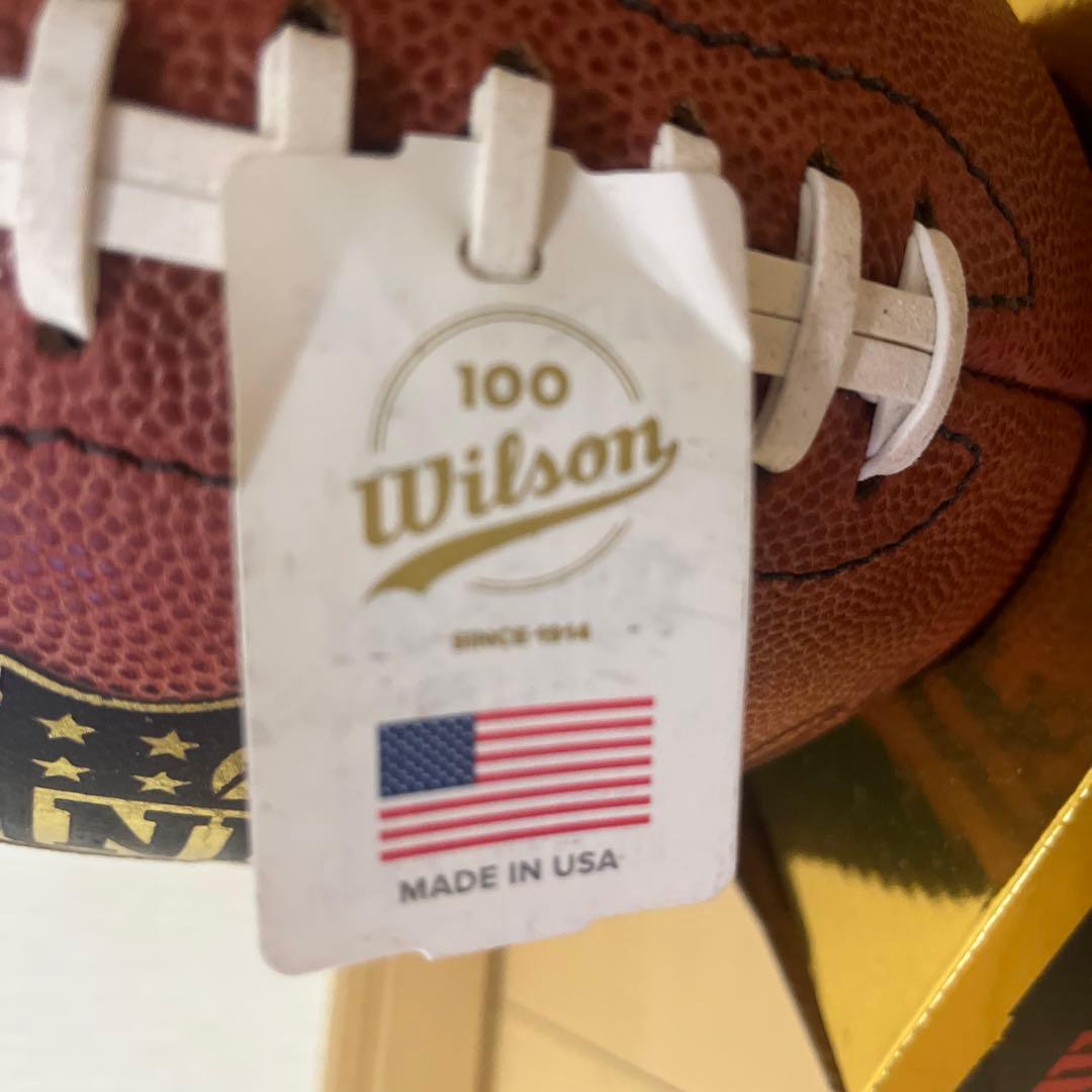 【未使用】 Wilson THE DUKE NFL公式球 アメリカンフットボール