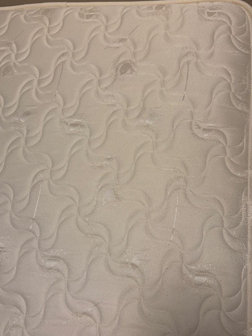 【マットレス付き】ホワイトセミダブルベッド 大容量 収納付き 日本製