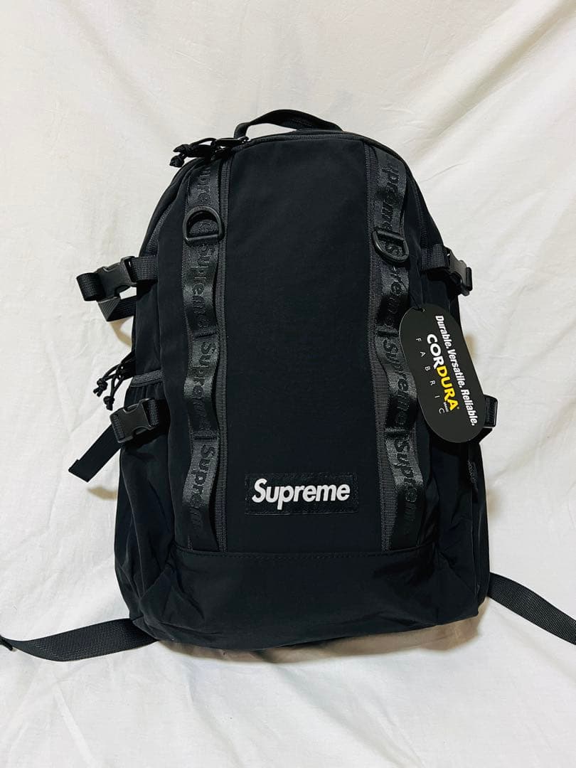 Supreme Backpack Black FW20 リュック バッグ