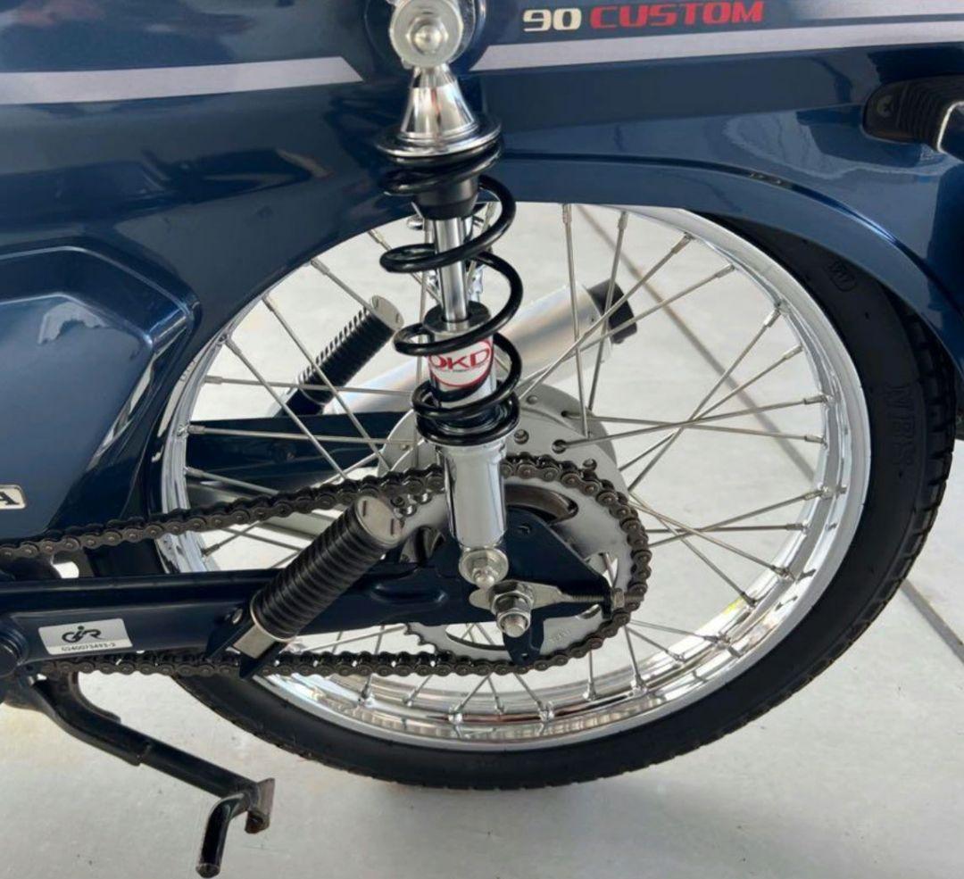 スーパーカブ　フロント、リア、スタンド　ＯＫＤサスペンション　ローダウンセット