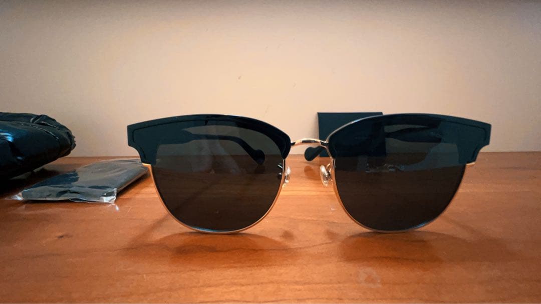 [美品]MONCLER モンクレール サングラス メガネ