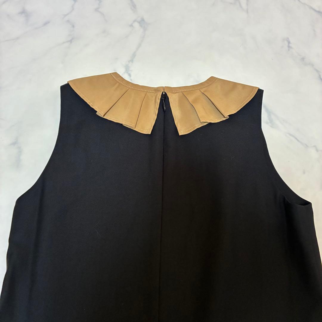 【匿名発送】LIRICOゴールドライン長袖ワンピース　フォーマル　卒園式　入園式