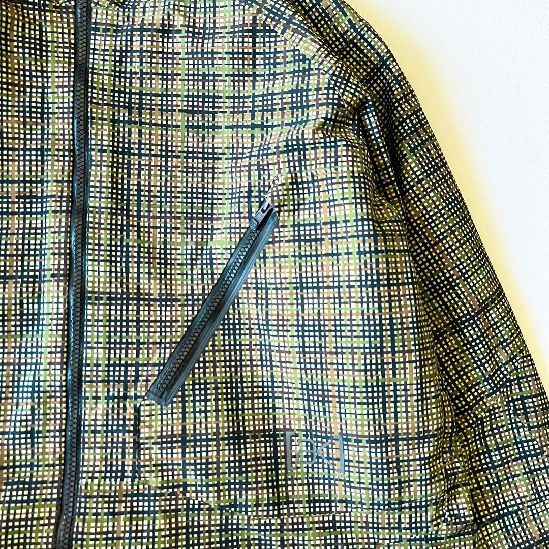 3245【美品】バートン　ジャケット akゴアテックス チェック総柄サイクリック
