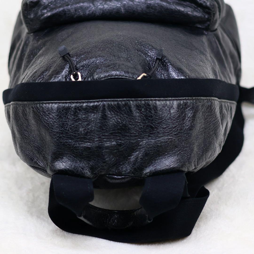 BALENCIAGA エクスプローラ　ユニセックス　ブラックレザー リュック
