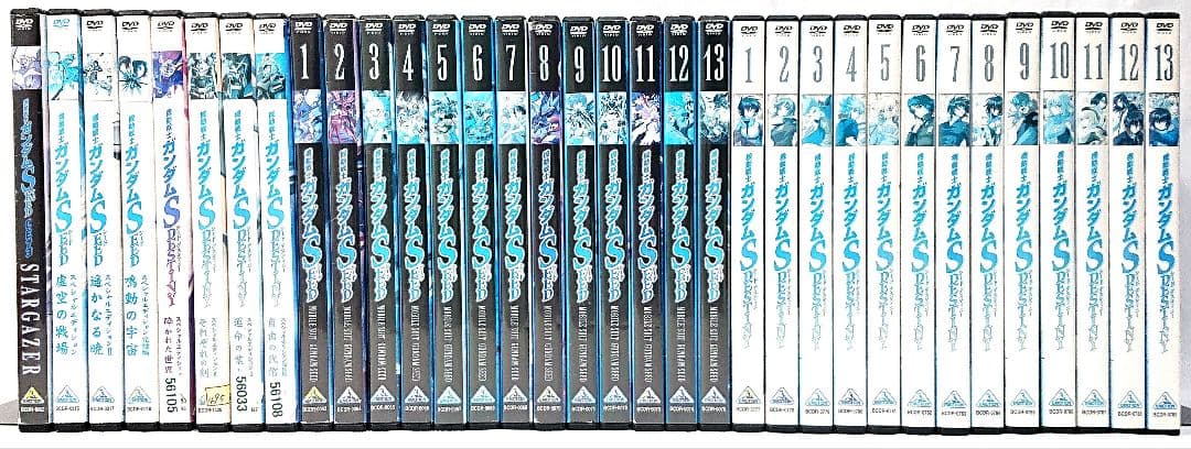 ガンダムSEED（シード）/DESTINY 【1期+2期+SP】DVD 全34巻