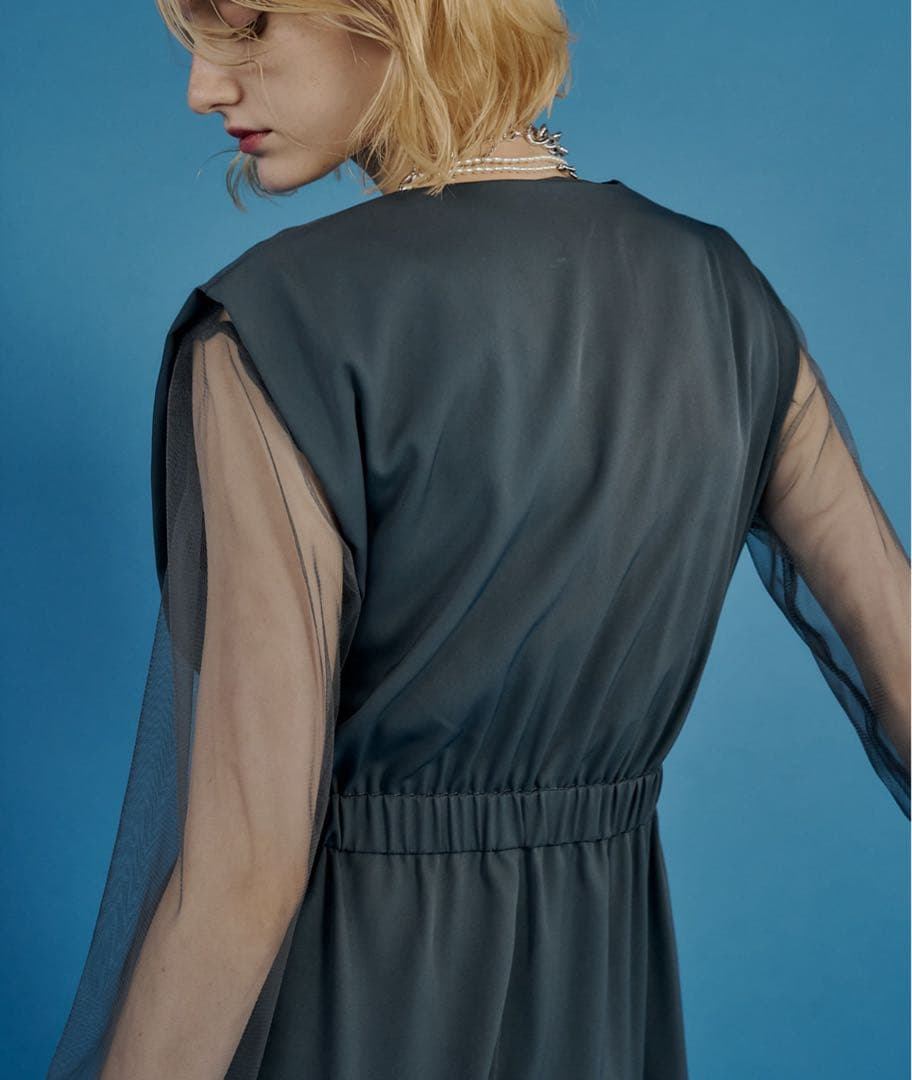 スーツ・フォーマル・ドレス Standout collar all-in-pants