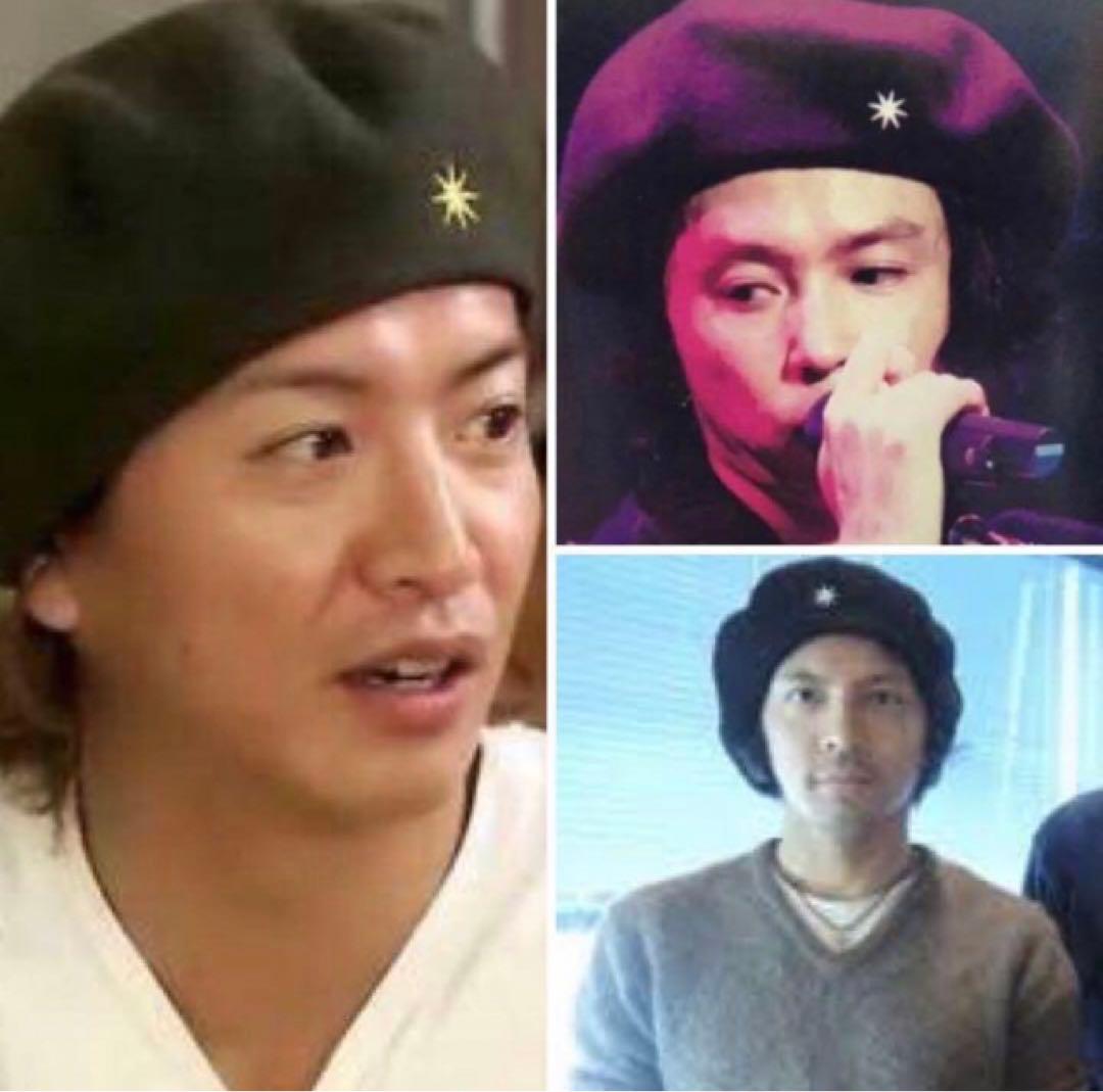 日本製 GDC 刺繍ロゴ コーデュロイ ベレー帽 ネイビー キムタク 降谷建志