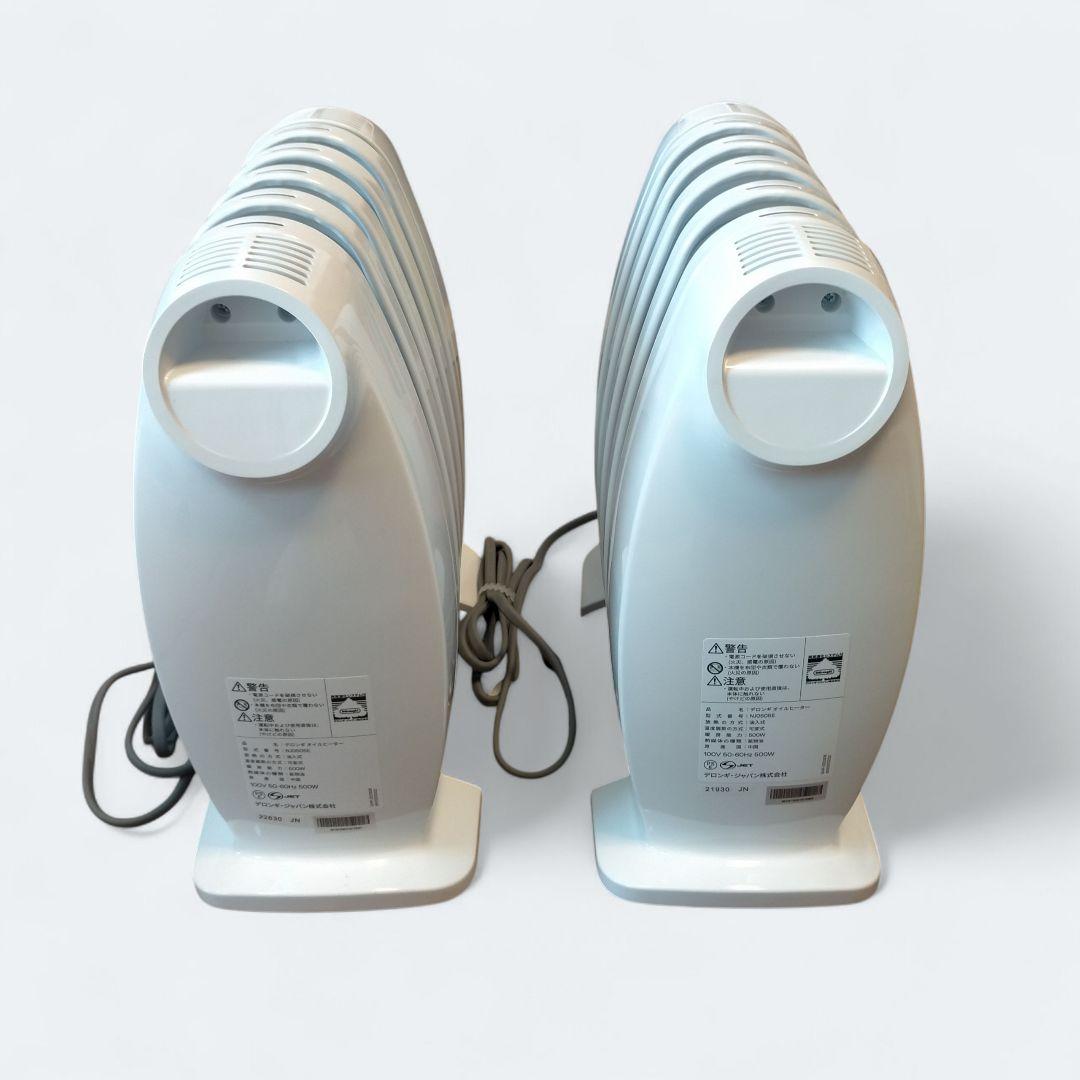 ❖✨【未使用に近い】DeLonghi ミニオイルヒーター NJ0505E２セット