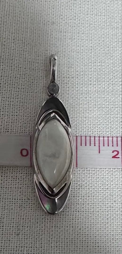 agete アガット　シルバーシェルチャーム　夜光貝　黒蝶貝　販売証明書＆箱付き