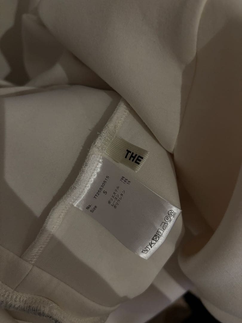 THE TOE アイボリー フード付きスウェットワンピース