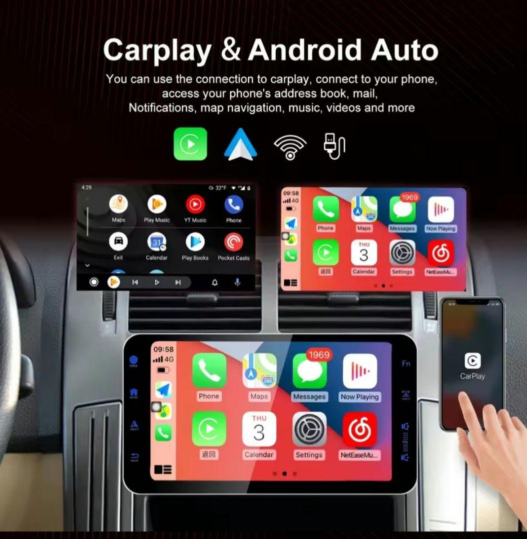Carplay & Android Auto オンダッシュモニター　9インチ
