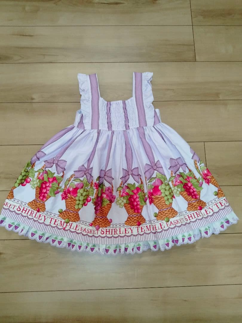 シャーリーテンプル　フルーツバスケットワンピースとトップスセット 110cm